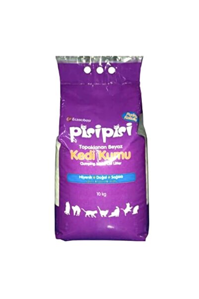 Eurocat Eczacıbaşı Pisipisi Kedi Kumu Kalın Pudralı 10 kg 86994369500141