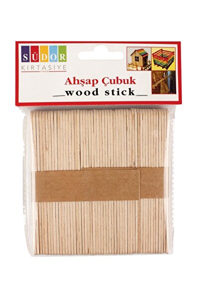 Südor Bs68 Ahşap Çubuk Küçük Dondurma Çubuğu 50 Li
