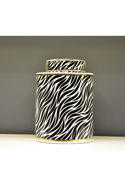 Lucky Art Ba-hem Siyah Beyaz Silindir Küp