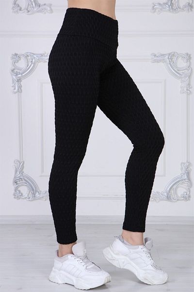 Seamoda Jambiere din țesătură jacquard cu centură de corset