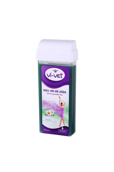 Vi-vet Roll-on Kartuş Sir Ağda Isıtıcı + 6^lı Azulen Kartuş Ağda Seti 9 Parça