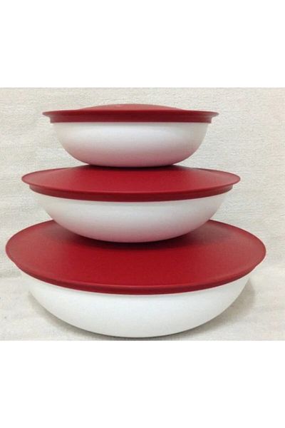 Tupperware Berrak Red Set