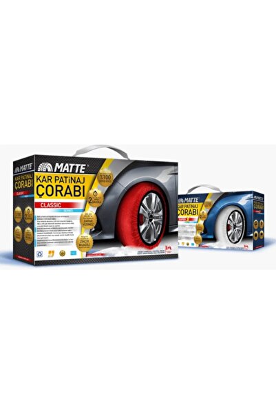 Matte Actıve 255/70/15 X Large Size 70 Orijinal Oto Kar Çorabı 2 Lastik Için