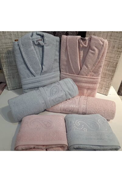 Fiesta 6 Parça Çeyizlik Bornoz Takımı