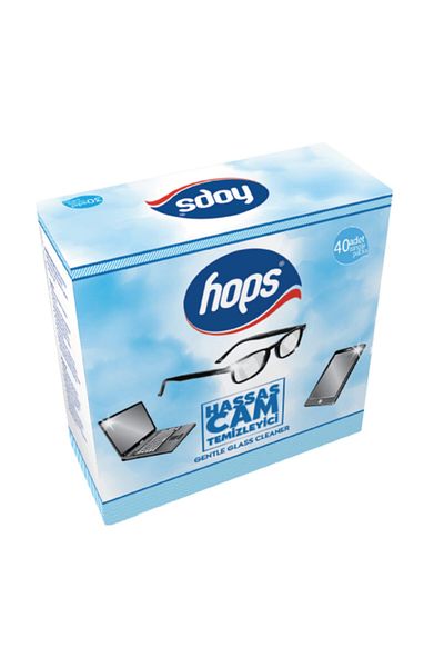Hops Glasses Cleaning Wipes 40pcs