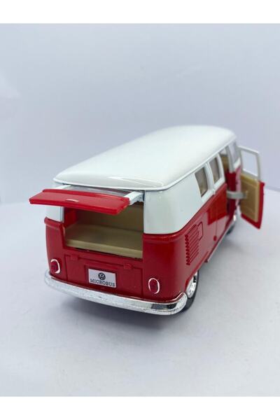 VARDEM OYUNCAK Çekbırak 1962 Volkswagen Classical Bus Kırmızı