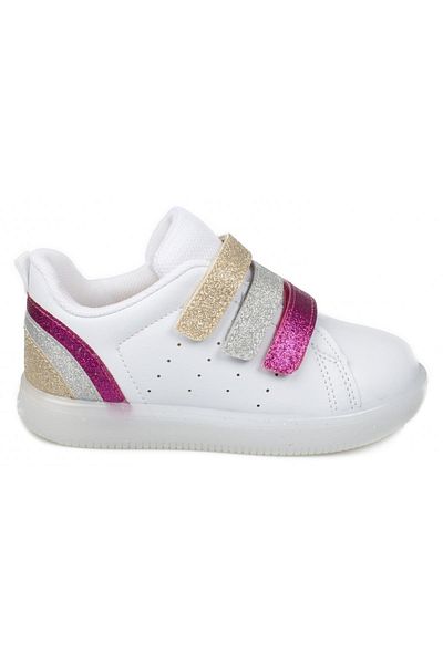 Vicco Girl's Fuchsia Sun Lighted Shoes 220.b21y212