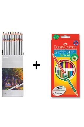 monami artist kuru boya 24 renk faber castell bicolor cift uclu kuru boya 12 li fiyati yorumlari trendyol