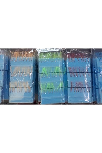 MTN BALIKCILIK Mtn Özel Istavrit Çapari Beyaz 10 No Iğne Kırmızı Sim ,3lü Pakette