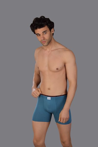 COTBOXER Ανδρικό Boxer - Modal Havlubel, Χρώμα Petrol