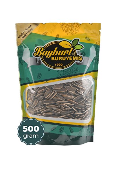 Bayburt Kuruyemiş Çiğ Siyah Ayçekirdeği 500 Gr