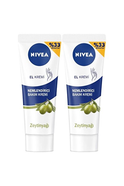 NIVEA Nıvea Nemlendırıcı El Kremı Zeytın Yaglı 100m X2