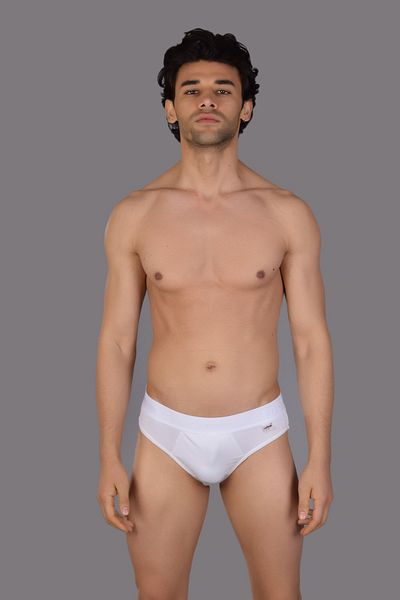 COTBOXER White Modal Men's Slip