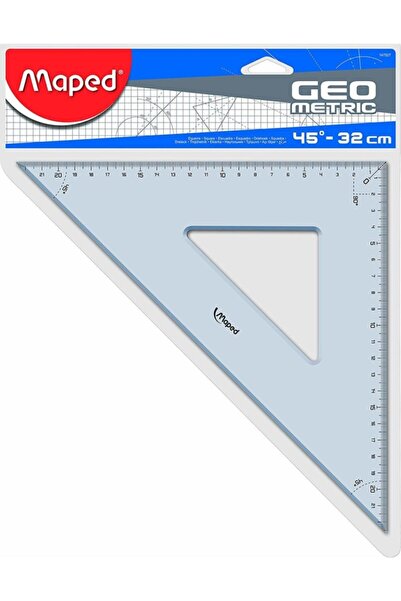 Maped 32cm Technical Miter Plastic Ruler 45°
