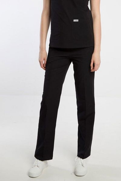 Owlet Medikal Черни униформени панталони Slim Fit