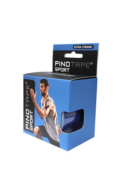PinoTape شريط بينو كينسيو باللون الأزرق الداكن - شريط رياضي وألم - 5 سم × 5 متر