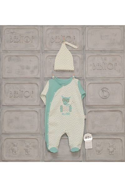 Bebitof Girl Boy Baby Combed Cotton Jumpsuit