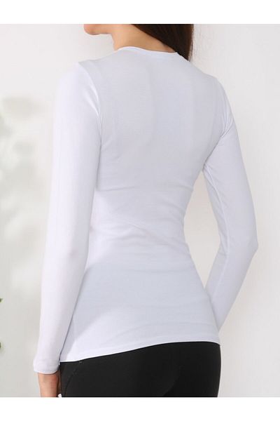 Ece Long Sleeve Crew Neck Young Lycra Badi