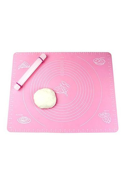 YAKUT 65x45 Cm Mixed Color Large Size Silicone Dough Rolling Mat