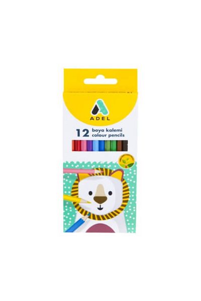 Adel 12 Colors Full Size - Dry Paint Pen