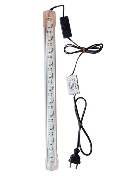 Bonny Nice Akvaryum Aydınlatma Çubuk Bar Led Alüminyum Kasa Beyaz Işık 100 Cm