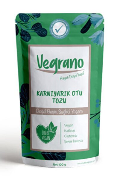 Vegrano Karnıyarık Otu Tozu Psyllium Tozu  100gr