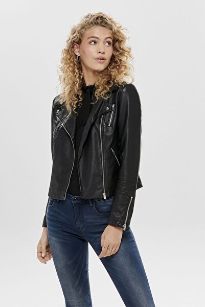 ONLY 15153079 Onlgemma Faux Leather Biker Otw Noos Γυναικείο δερμάτινο παλτό