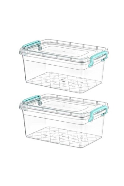 Genel Markalar Çok Amaçlı Kapaklı Erzak Saklama Kabı Kutusu 5.5 Litre 20 X 31 X 13 Cm