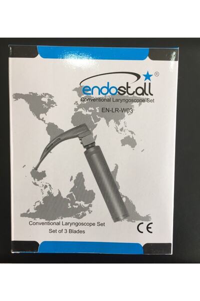 ENDOSTALL Laringoskop Seti 3 Bleytli Işıklı