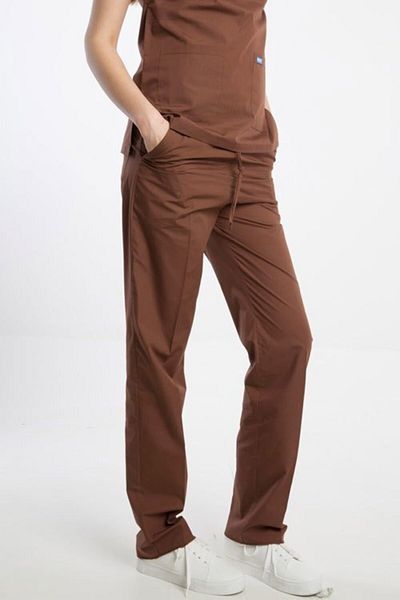 Owlet Medikal Тъмнокафяви панталони Slim Fit