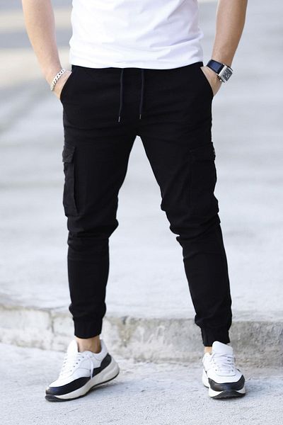 Luppo Club Men's Black Pants