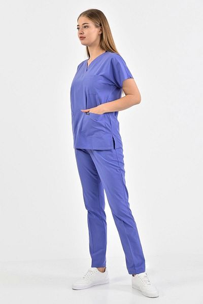 Owlet Medikal Costum uniform de culoare liliac Scrubs