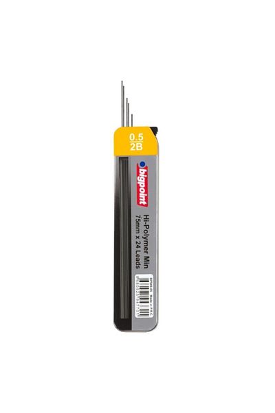 Bigpoint Pen Tip 0.5mm 2b 75mm 24-Piece Tube Box of 12