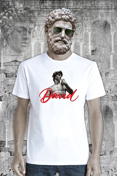 perseusshopping Statua Davida Mitologija Unisex Muška Majica