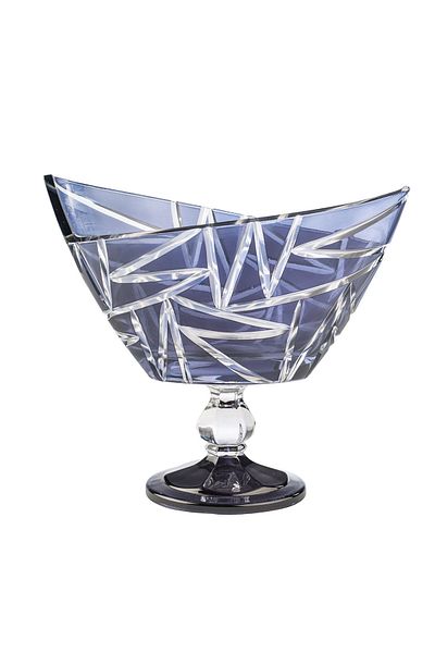 KCD Smoke Colored Large Triangle Bowl