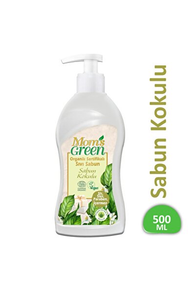 Mom's Green Organik Sertifikalı Sıvı Sabun - Sabun Kokulu 500 Ml Ecocert Cosmos