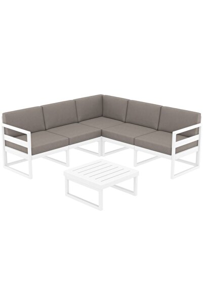 Siesta Mykonos Lounge Köşe Set/koltuk (minderli)