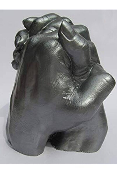 Küçük İzler مجموعة قوالب تمثال بصمة اليد ثلاثية الأبعاد للحبيب مع الجينات