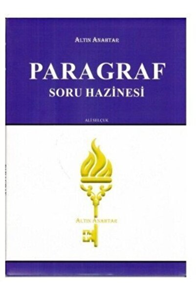 Altın Anahtar Yayınları Paragraf Soru Hazinesi / Ali Selçuk / Altın Anahtar Y...