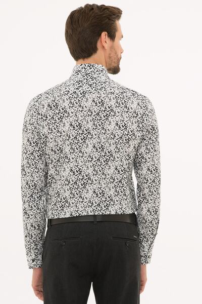 Pierre Cardin Λευκό Slim Fit πουκάμισο