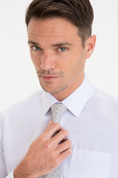 Pierre Cardin Ανδρικό λευκό πουκάμισο Basic Fit G021GL004.000.1120390