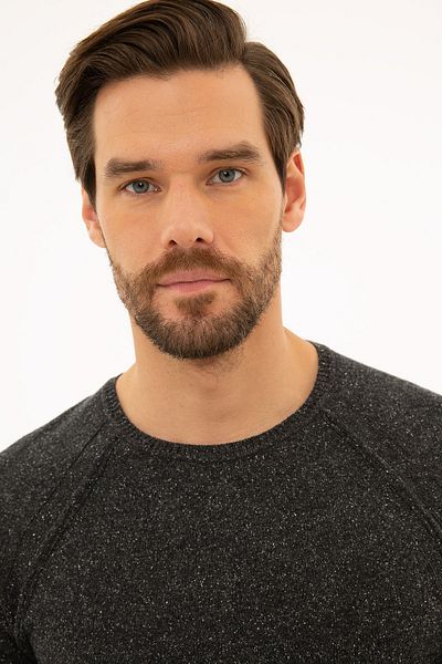 Pierre Cardin Ανδρικό πλεκτό πουλόβερ Smoked Slim Fit Crew Neck G021SZ0TK.000.1110344