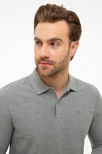 Pierre Cardin Ανδρικό φούτερ σε γκρι Melange Slim Fit G021GL082.0001100692