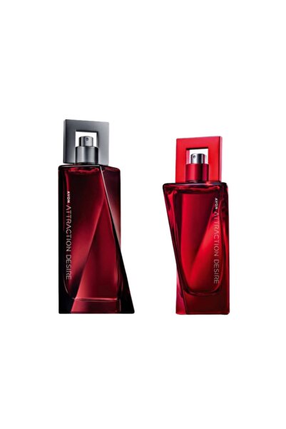 AVON Attraction Desire Edp 50ml Kadın Parfüm+ Attraction Desire Edt 75ml Erkek Parfüm Seti8699895614863