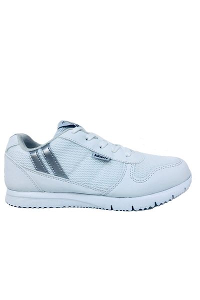 Kinetix Unisex White Lace-Up Sneakers