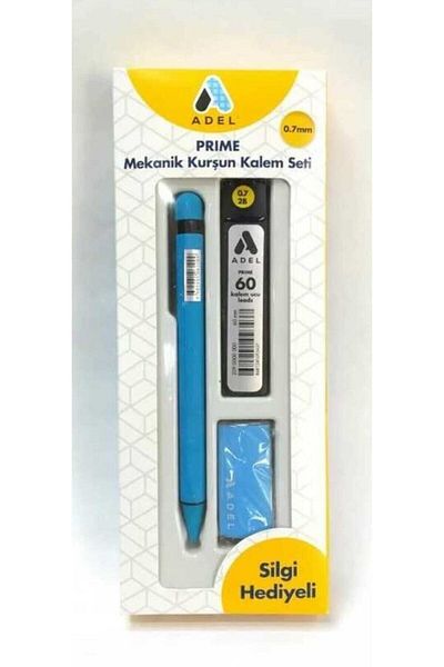 Adel Prime Mechanical Pencil Set - 0.7 Nib and Eraser Gift