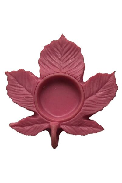 renklidüşler Yaprak Tealight Mumluk Sabun Ve Kokulu Taş Silikon Kalıbı