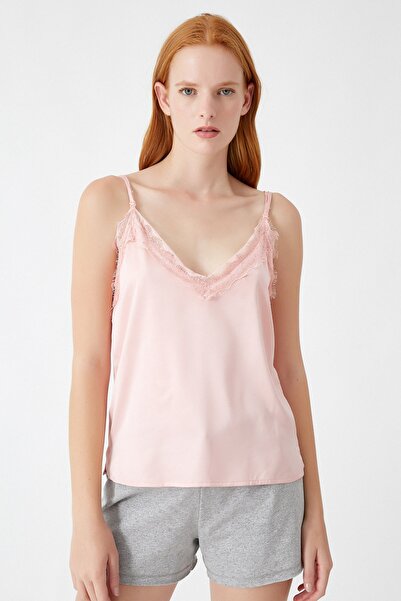 Koton Women's Tile Tank Top 9KLK22200MW