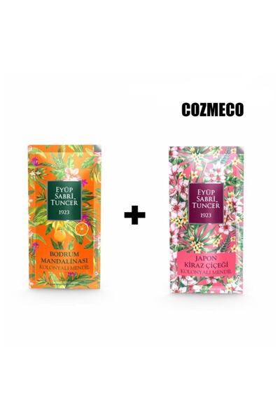 Eyüp Sabri Tuncer Japon Kiraz Çiçeği  Bodrum Mandalinası Kolonyalı Mendil 50'...