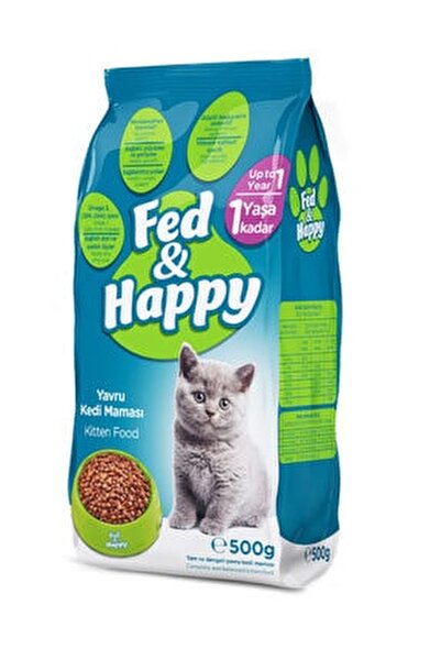 Fed Happy Fed Happy Tavuk Etli Yavru Kedi Mamasi 0 5 Kg Fiyati Yorumlari Trendyol
